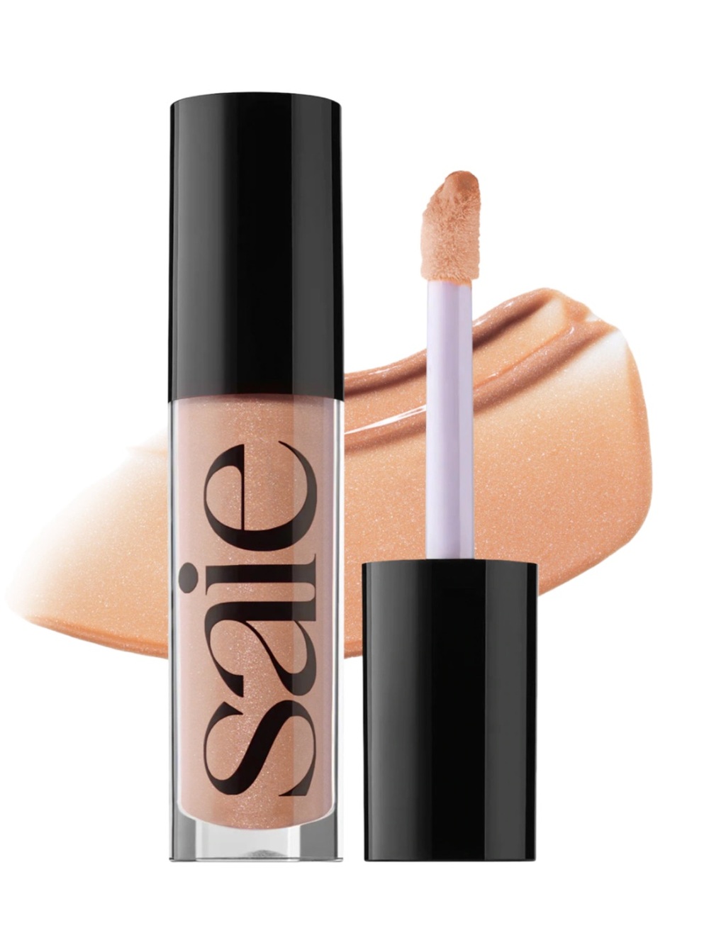 Saie Dewy Lip Gloss Oil in Shake